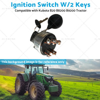 {{ 67800-55160 Ignition Switch W or 2 Keys Suitable for Kubota B20 B8200 B9200 Tractor }} - Buy Car Parts Online at {{ Kaka Auto Parts }}.