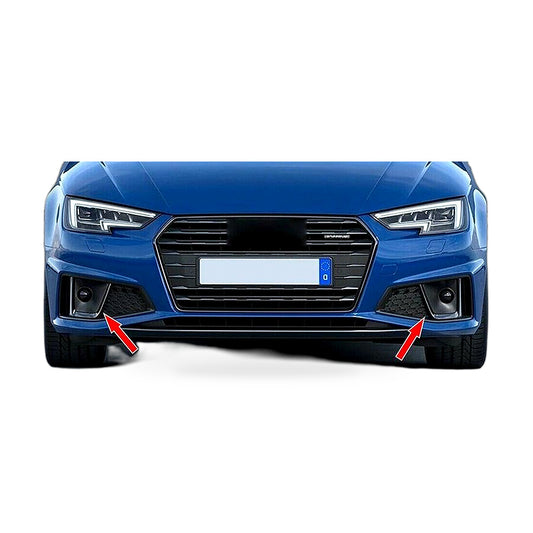 Front Bumper Fog Light Grille Frame for Audi A4L 2019-2023 ACC Driver Left - ZT2