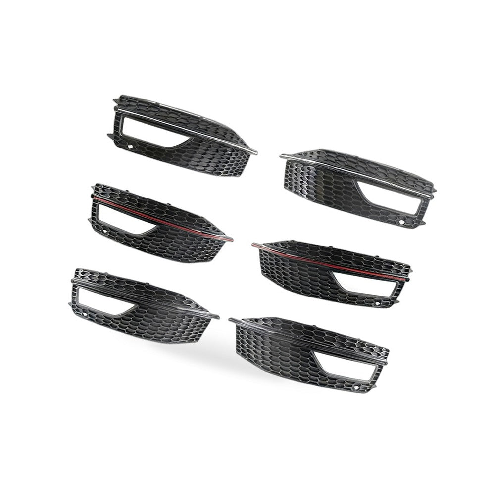 Fog Light Frame Grille Suitable for Audi A4 13-16 Left Chrome 8K0807681L - BD1