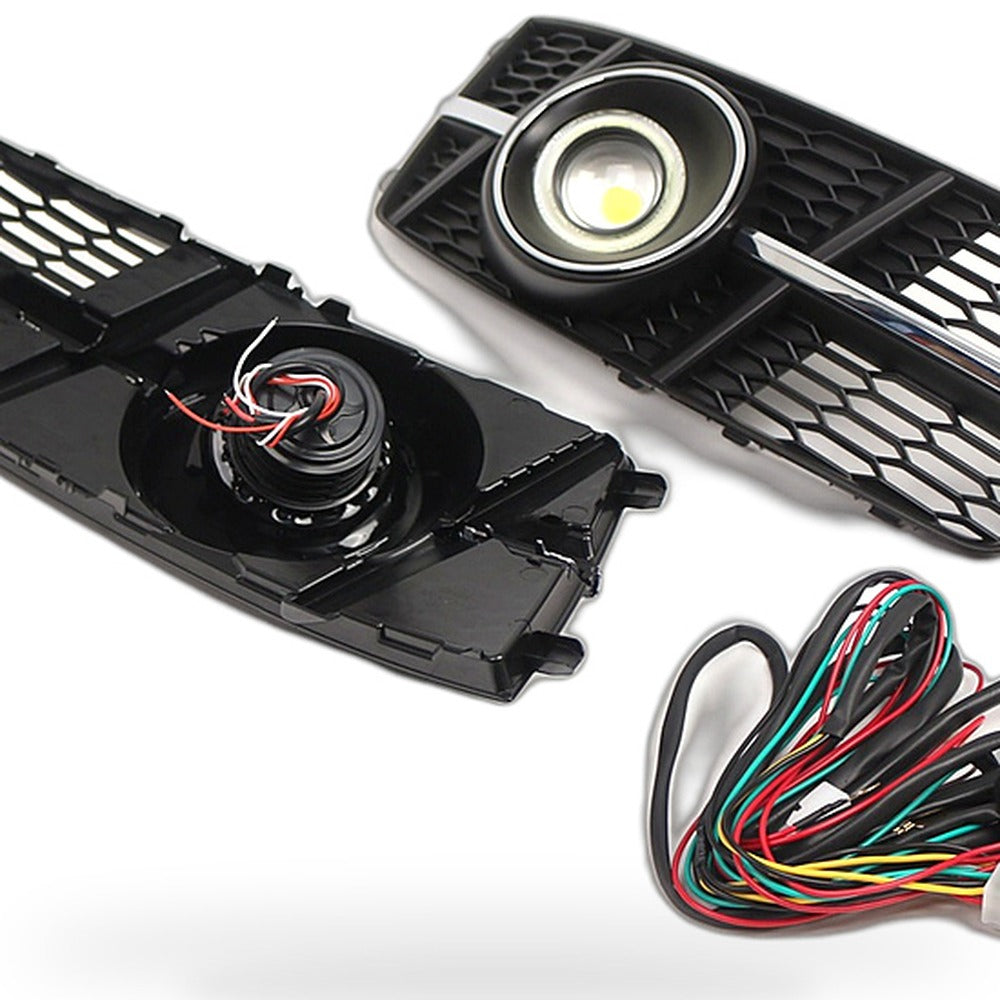 Audi A6L C7 S-line Front Bumper Lower Grille Auto Parts Modified Lens Fog Light - XQ1