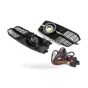 compare product Audi A6L C7 S-line Front Bumper Lower Grille Auto Parts Modified Lens Fog Light