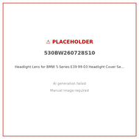 Headlight Lens Cover Seal Gasket Suitable for BMW 5 Series E39 99-03 Left - ZT2
