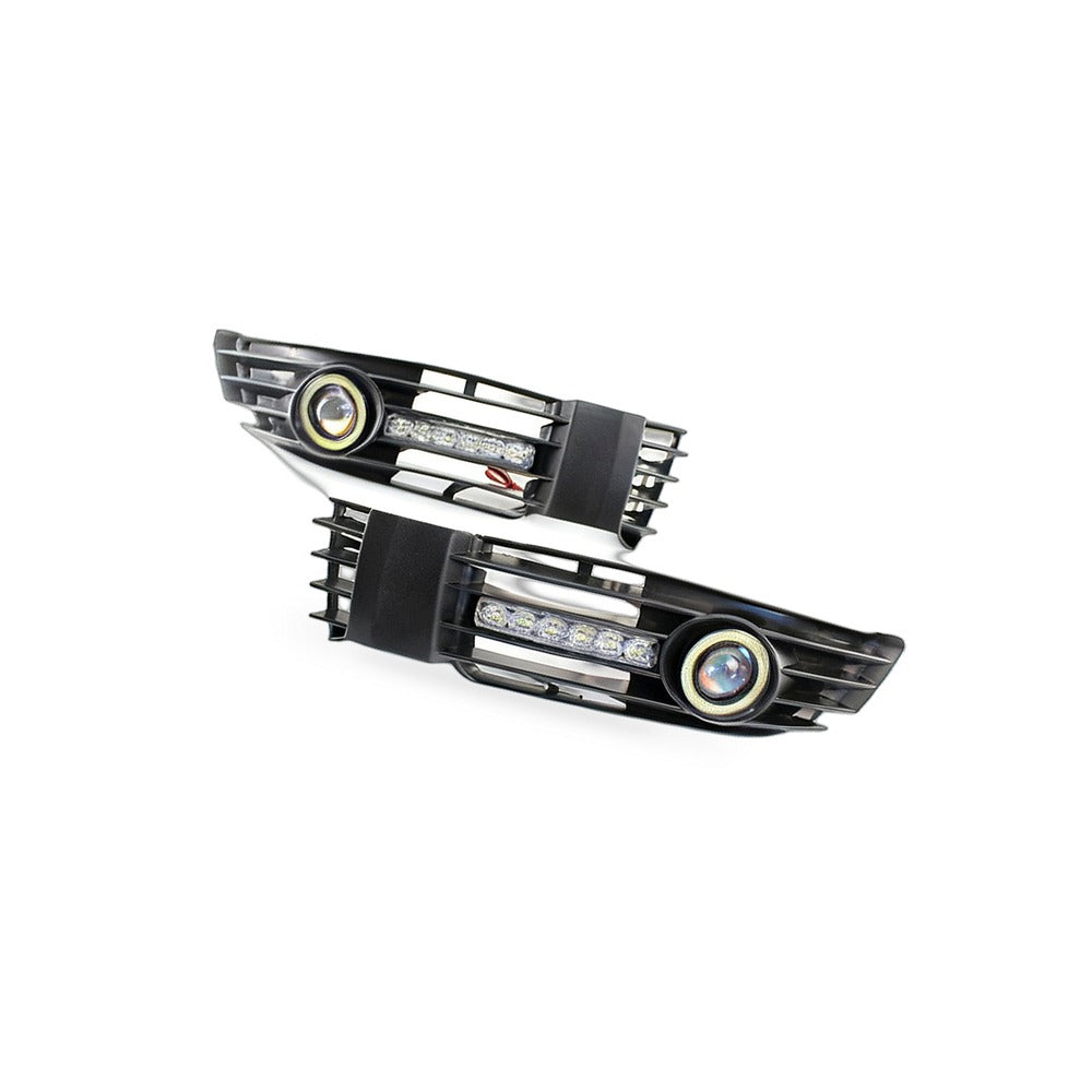 Fog Light Lens DRL Grille Kit Frame Suitable for Volkswagen Passat B5.5 - BD3