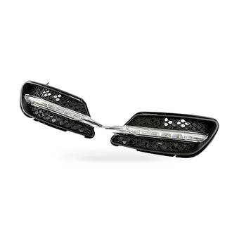 compare product DRL Grille Lower Mesh Fog Light Frame Suitable for Mercedes W204 08-10 Sport