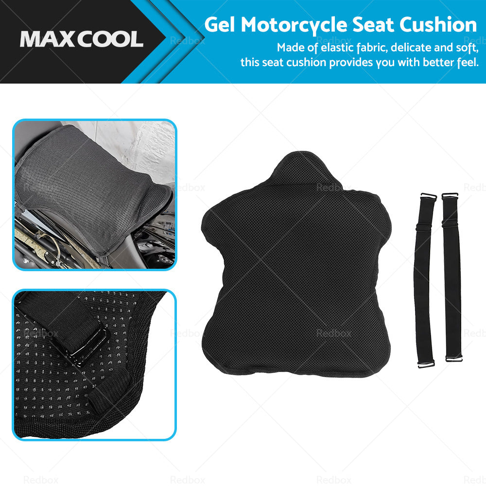 {{ Motorcycle Comfort Gel Seat Cushion Universal Air Motorbike Pillow Pad Cover }} - Buy Car Parts Online at {{ Kaka Auto Parts }}.