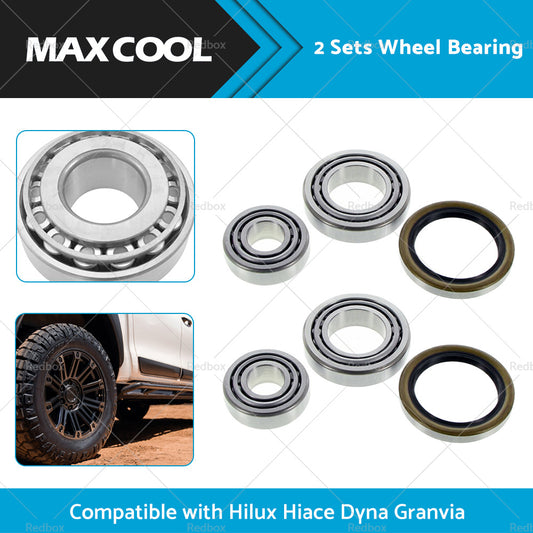 {{ 2 Sets Front Wheel Bearing Kit Suitable for Toyota Hilux Hiace Dyna Granvia }} - Buy Car Parts Online at {{ Kaka Auto Parts }}.