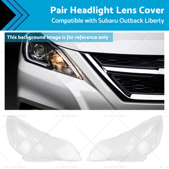 compare product 2x Headlight Lens Cover Replacement Suitable for Subaru Outback Liberty 10-14