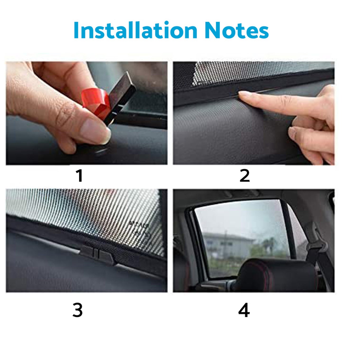 {{ Magnetic Mesh Sun Blind Shades Suitable for Audi Q7 4LB 06-15 On Front/Rear }} - Buy Car Parts Online at {{ Kaka Auto Parts }}.