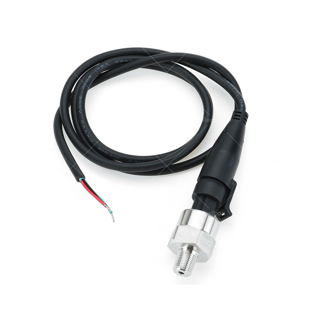 100PSI 5V 1 or 8NPT Stainless Steel Oil Fuel Air Pressure Transducer Sender Sensor