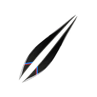 compare product Carbon Fiber Eyelids Eyebrow Headlight Retrofit Accessories Suitable for BMW F30 3 Series