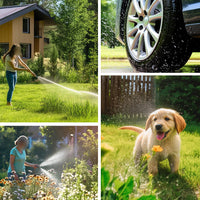 High Pressure Hose Nozzle Lengthen Adjustable for Watering Garden Washing Car