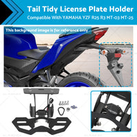 {{ Tail Tidy License Plate Holder Suitable For YAMAHA YZF R25 R3 MT-03 25 2014-2020 }} - Buy Car Parts Online at {{ Kaka Auto Parts }}.