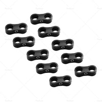 {{ 10x AN6 6AN AN -6 Nylon Braided Stainless Fuel Oil Line Hose Separator Clamp }} - Buy Car Parts Online at {{ Kaka Auto Parts }}.