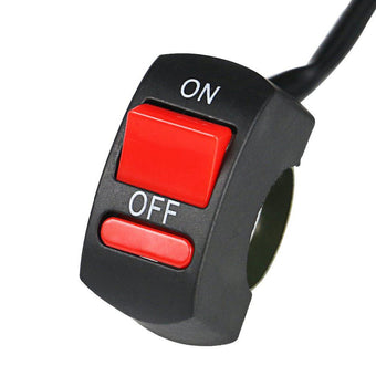 compare product Universal Motorbike ATV Bike Handlebar Light Switch ON OFF Button Suitable For Honda Yamaha Suzuki Kawasaki 2000-2025