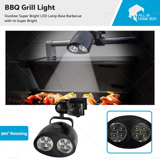{{ BBQ Grill Light Outdoor Super Bright LED Lamp Base Barbecue with 10 Super Bright }} - Buy Car Parts Online at {{ Kaka Auto Parts }}.