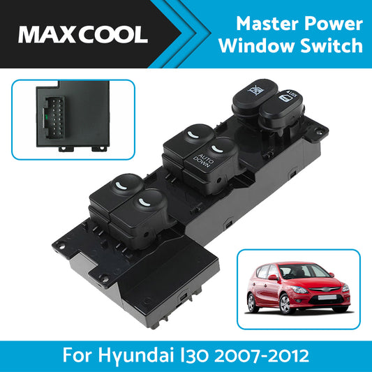 {{ Master Power Window Switch Control Fit For Hyundai I30 FD 2007-2012 93570-2L910 }} - Buy Car Parts Online at {{ Kaka Auto Parts }}.