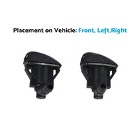 {{ 2x Windscreen Spray Washer Nozzle Suitable For Toyota LandCruiser 70 73 75 78 79 }} - Buy Car Parts Online at {{ Kaka Auto Parts }}.