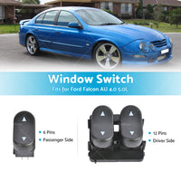{{ Set of DoubleSingle Button Power Window Switches For Ford Falcon AU 1998-2002 }} - Buy Car Parts Online at {{ Kaka Auto Parts }}.