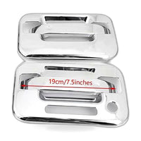 Door Handle Cover Trim Suitable for Ford F-150 Raptor 2009-2015 Chrome Outer - ZT2