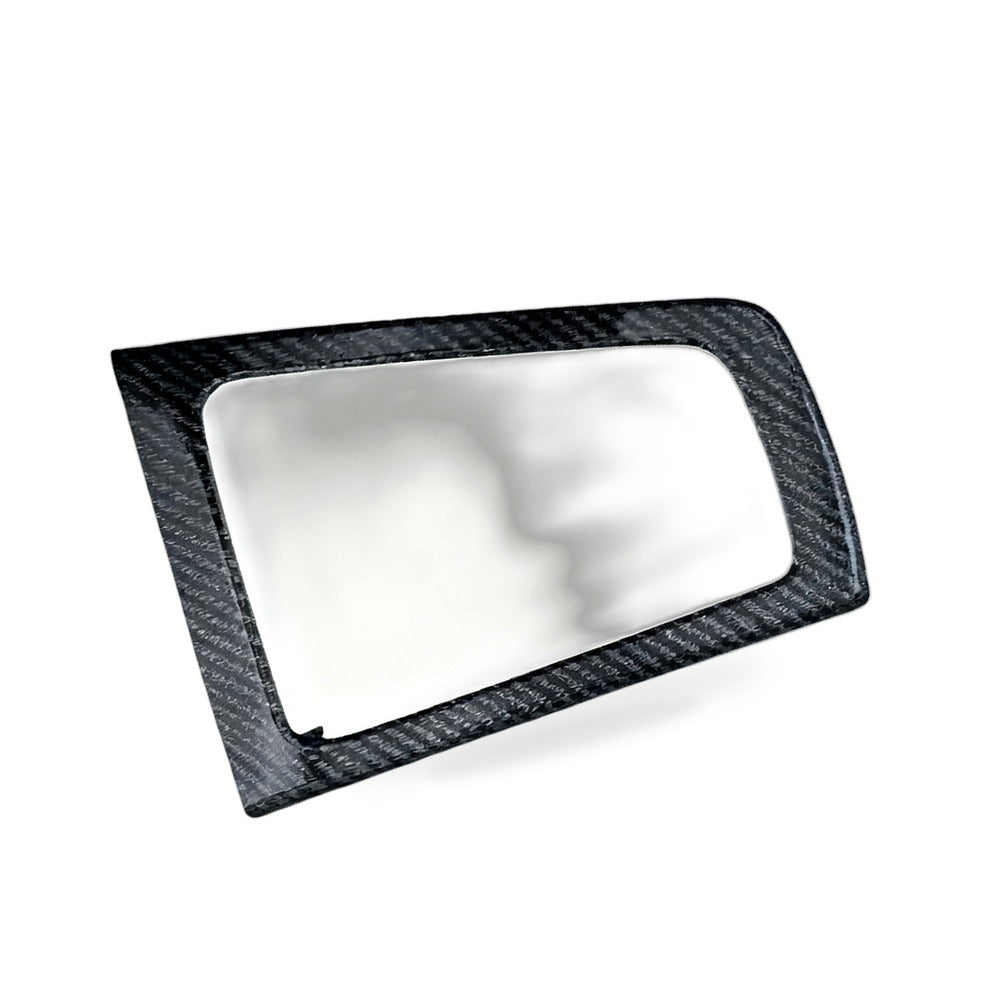 Shift Lever Trim Suitable for Ford Focus 2012-2018 MT Silver Gray Carbon Fiber - BD2