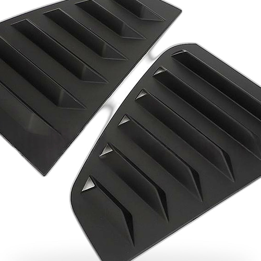 Rear Window Louver Decoration Trim Suitable for VW Golf 6 Golf 7 Glossy Black - XQ1
