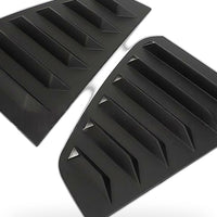 Rear Window Louver Decoration Trim Suitable for VW Golf 6 Golf 7 Glossy Black - XQ1