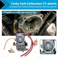 {{ Carby Carb Carburetor CV 40mm Fit For Harley Davidson Sportster 1998-Up 27490-96 }} - Buy Car Parts Online at {{ Kaka Auto Parts }}.