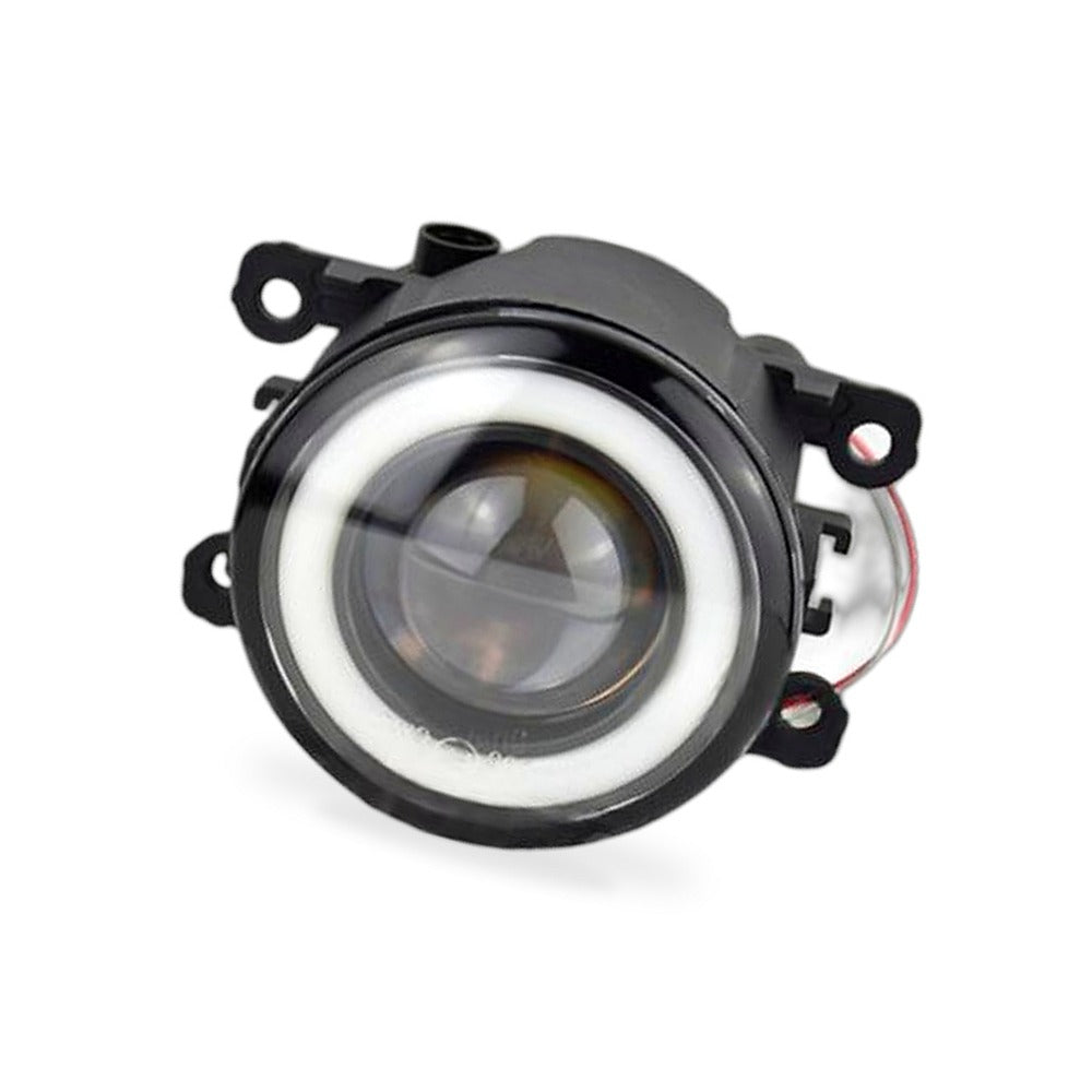 LED Angel Eye Fog Light Cover Suitable for Mitsubishi Outlander 2016-2018 White - BD1