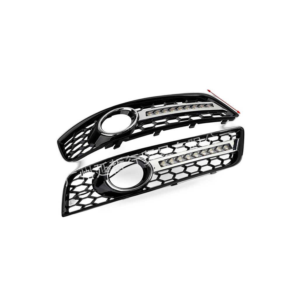 Fog Light Grille with LED DRL Suitable for Audi A3 S3 RS3 2007-2012 8P - BD4