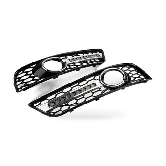 compare product Fog Light Grille with LED DRL Suitable for Audi A3 S3 RS3 2007-2012 8P