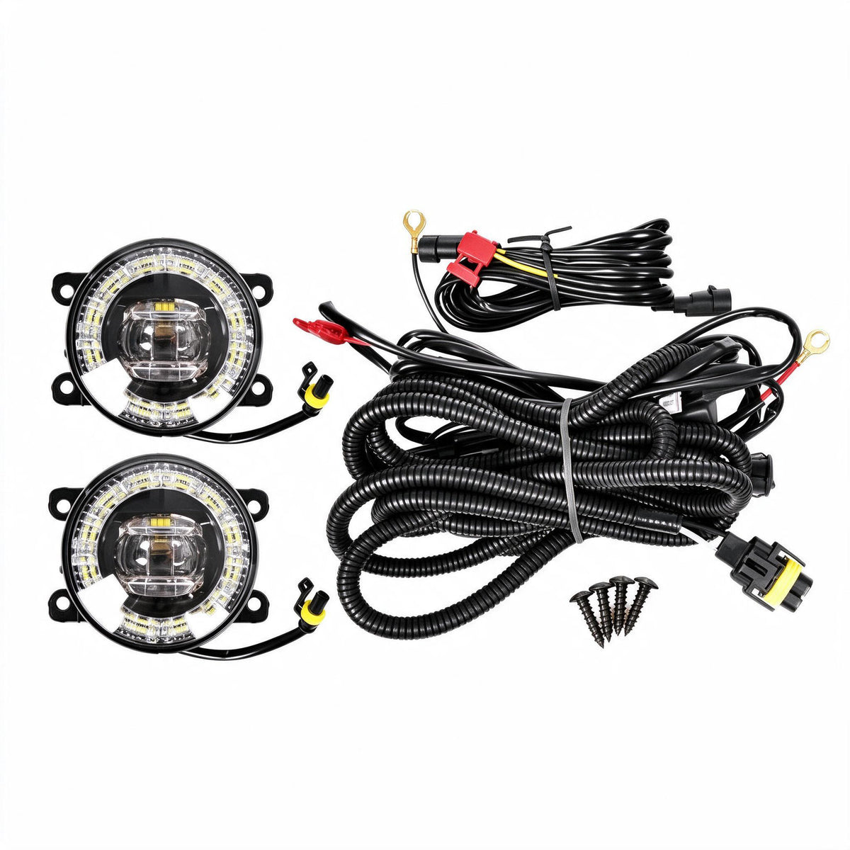 LED Fog Light Halo Ring Set Suitable for Isuzu D-Max RG 2020-2024 IRL1500NRR-SET - BD1