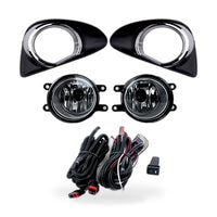 Fog Light Cover with LED Lens Suitable for Toyota Yaris Vios 2013-2014 Chrome - ZT2