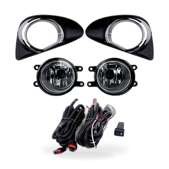 compare product Fog Light Cover with LED Lens Suitable for Toyota Yaris Vios 2013-2014 Chrome