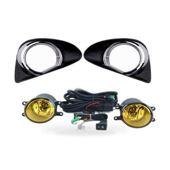 compare product Fog Light Cover with LED DRL Suitable for Toyota Yaris Vios 2013-2014 Chrome