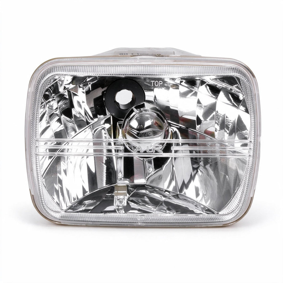 7 Inch Square Head Light Diamond Look Plastic Lens Suitable for Jeep Wrangler CJ - ZT2