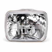 7 Inch Square Head Light Diamond Look Plastic Lens Suitable for Jeep Wrangler CJ - ZT2