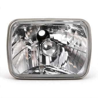 compare product Square 7x5 Head Light Diamond Look Glass Lens Suitable for Jeep Wrangler Land