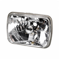 7x5 Inch Square Head Light Glass Lens Set Suitable for Jeep CJ5 CJ7 Wrangler - BD2