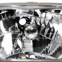 7x5 Inch Square Head Light Glass Lens Set Suitable for Jeep CJ5 CJ7 Wrangler - XQ1