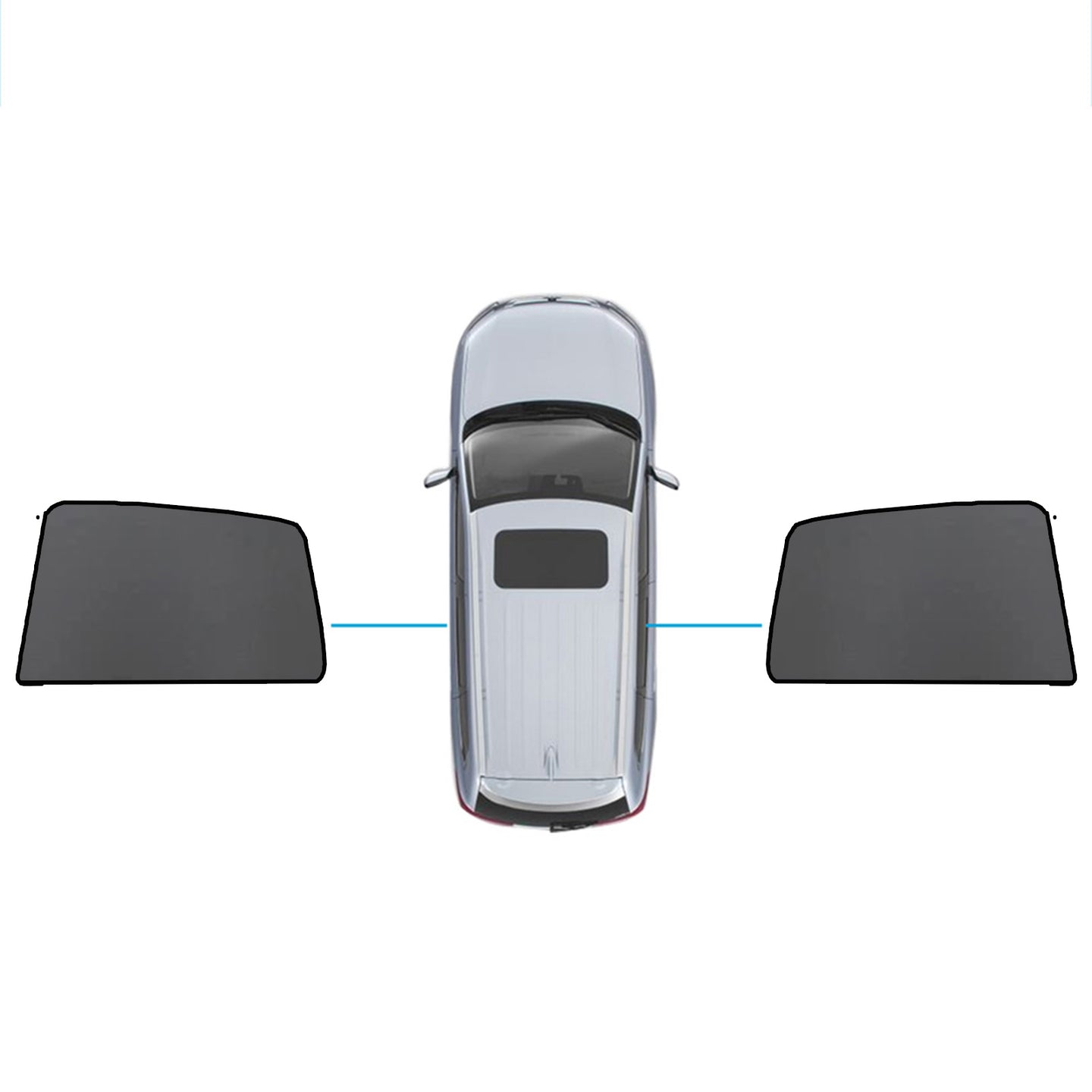 {{ Car Window Sun Shades Magnetic Mesh Sun Blind Suitable for BMW X3 F97 2017-On }} - Buy Car Parts Online at {{ Kaka Auto Parts }}.