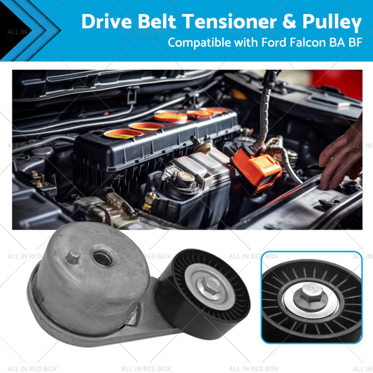 {{ Drive Belt Tensioner  and  Pulley Suitable for BA6B209A Ford Falcon BA BF FG SX SY }} - Buy Car Parts Online at {{ Kaka Auto Parts }}.