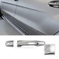 4x Chrome Door Handle Covers Suitable For Mitsubishi Triton MN ML 2006-2014