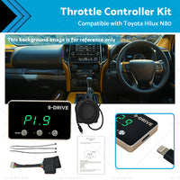 {{ Black EVC WindBooster Throttle Controller Suitable for Toyota Hilux N80 15-21 }} - Buy Car Parts Online at {{ Kaka Auto Parts }}.