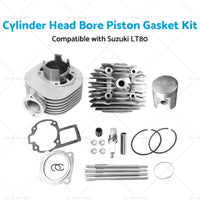 {{ Cylinder Head Bore Piston Gasket Kit Suitable for 87-06 Suzuki Quadsport LT80 }} - Buy Car Parts Online at {{ Kaka Auto Parts }}.