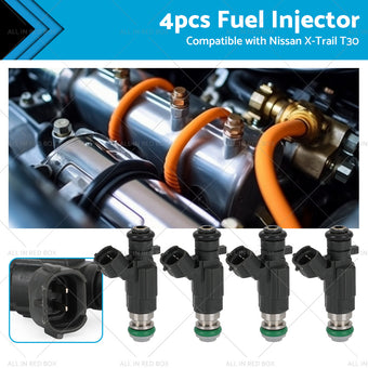 compare product 4PCS Fuel Injector Suitable for Nissan X-Trail T30 QR25 2. 5L 4 CYL 2001-2005