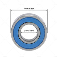 {{ 10X MR85-2RS MR115-2RS Bearing PTFE Rubber Seal For RC 2728 4606 5114 1213 B020 }} - Buy Car Parts Online at {{ Kaka Auto Parts }}.