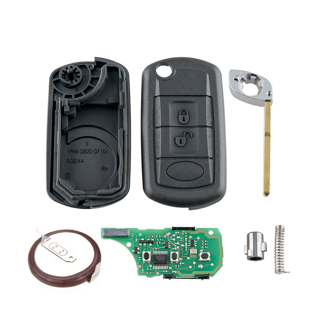 Complete Remote Key Suitable For Land Rover Discovery 3 Sport Flip Key Keyless Entry