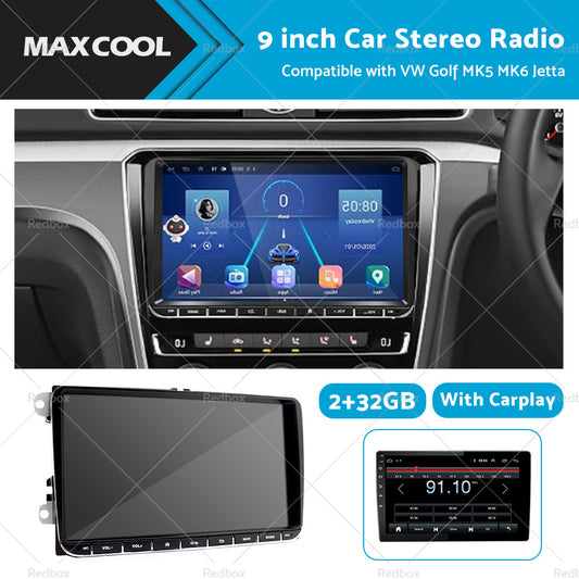 {{ 32GB Car Navi GPS WiFi CarPlay 9inch Android 11 Suitable for VW Golf MK5 MK6 Jetta }} - Buy Car Parts Online at {{ Kaka Auto Parts }}.