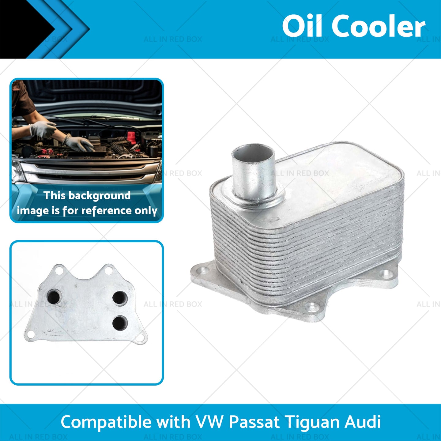 {{ Oil Cooler Suitable for VW Passat Tiguan Audi A4 A5 A6 TT Skoda Octavia Superb }} - Buy Car Parts Online at {{ Kaka Auto Parts }}.