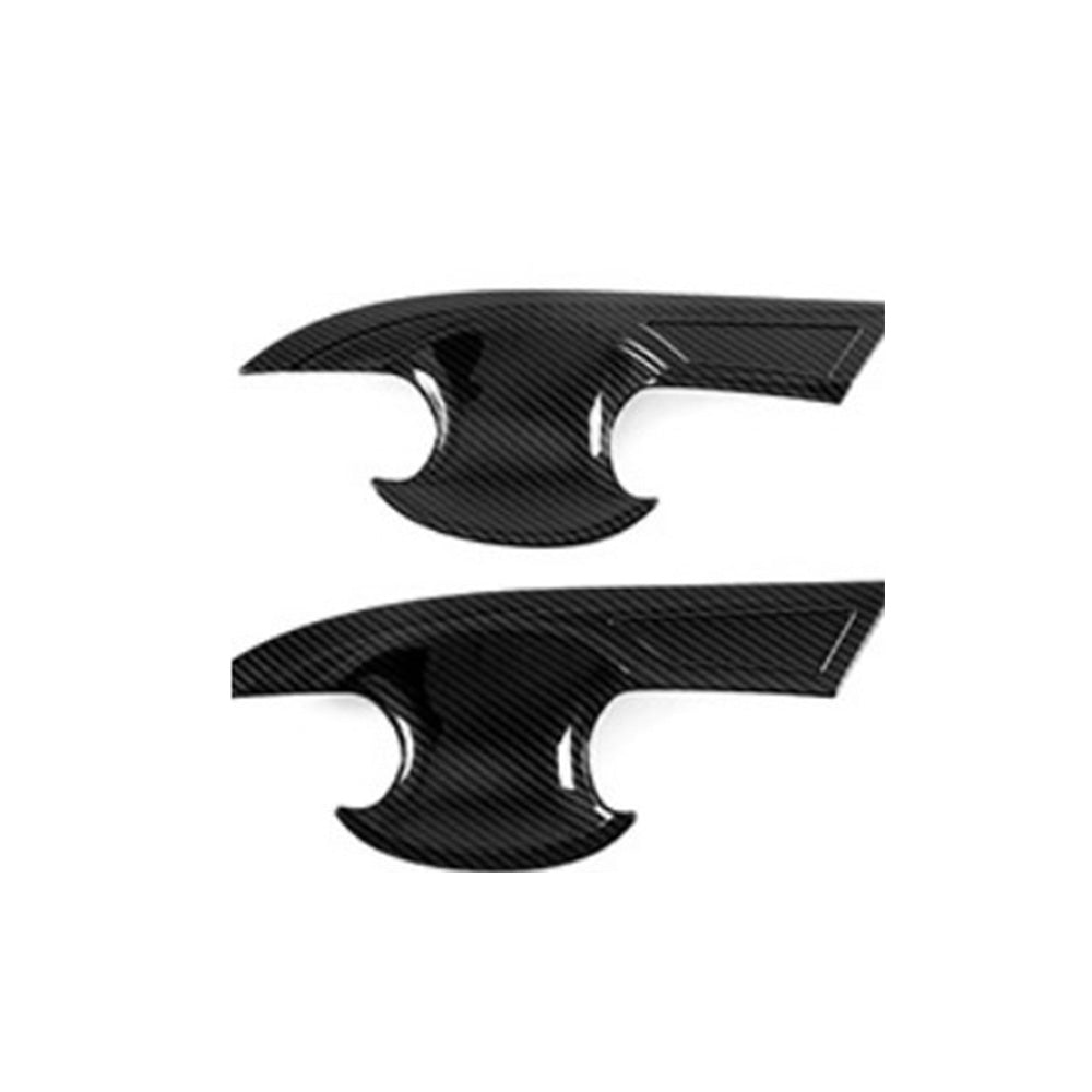 Carbon Fiber Exterior Door Handle Bowl Cover Trim Suitable For Isuzu D-Max / Dmax 2021-2022
